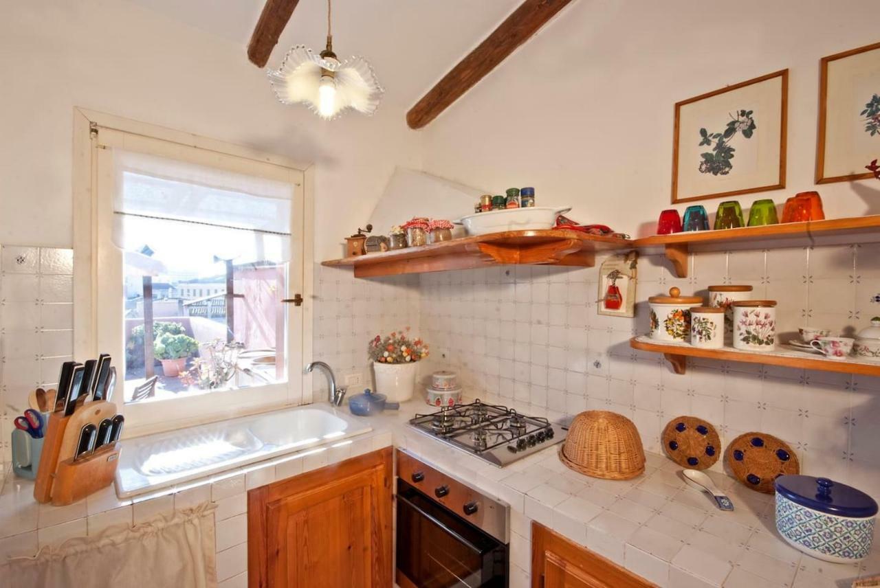 Attico In Centro Con Vista Della Torre - Cozy Penthouse Facing To The Tower Appartement Oristano Buitenkant foto